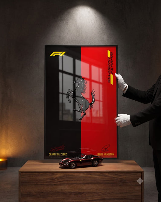 Black And Red Ferrari