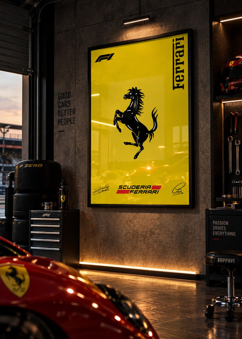 ferrari yellow