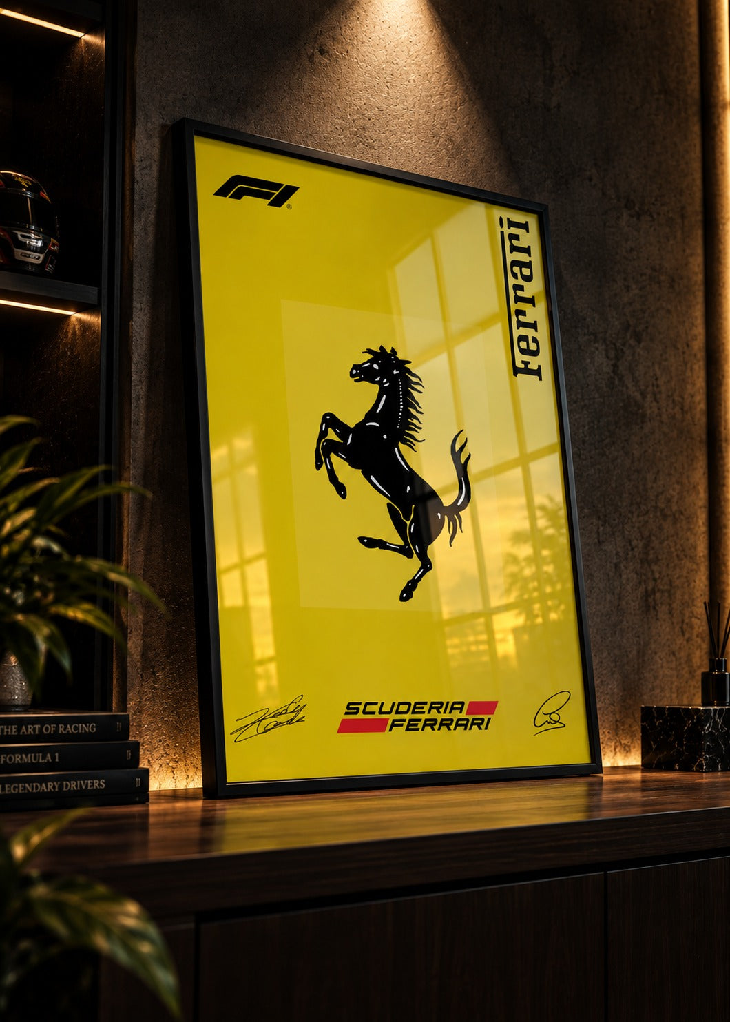 ferrari yellow
