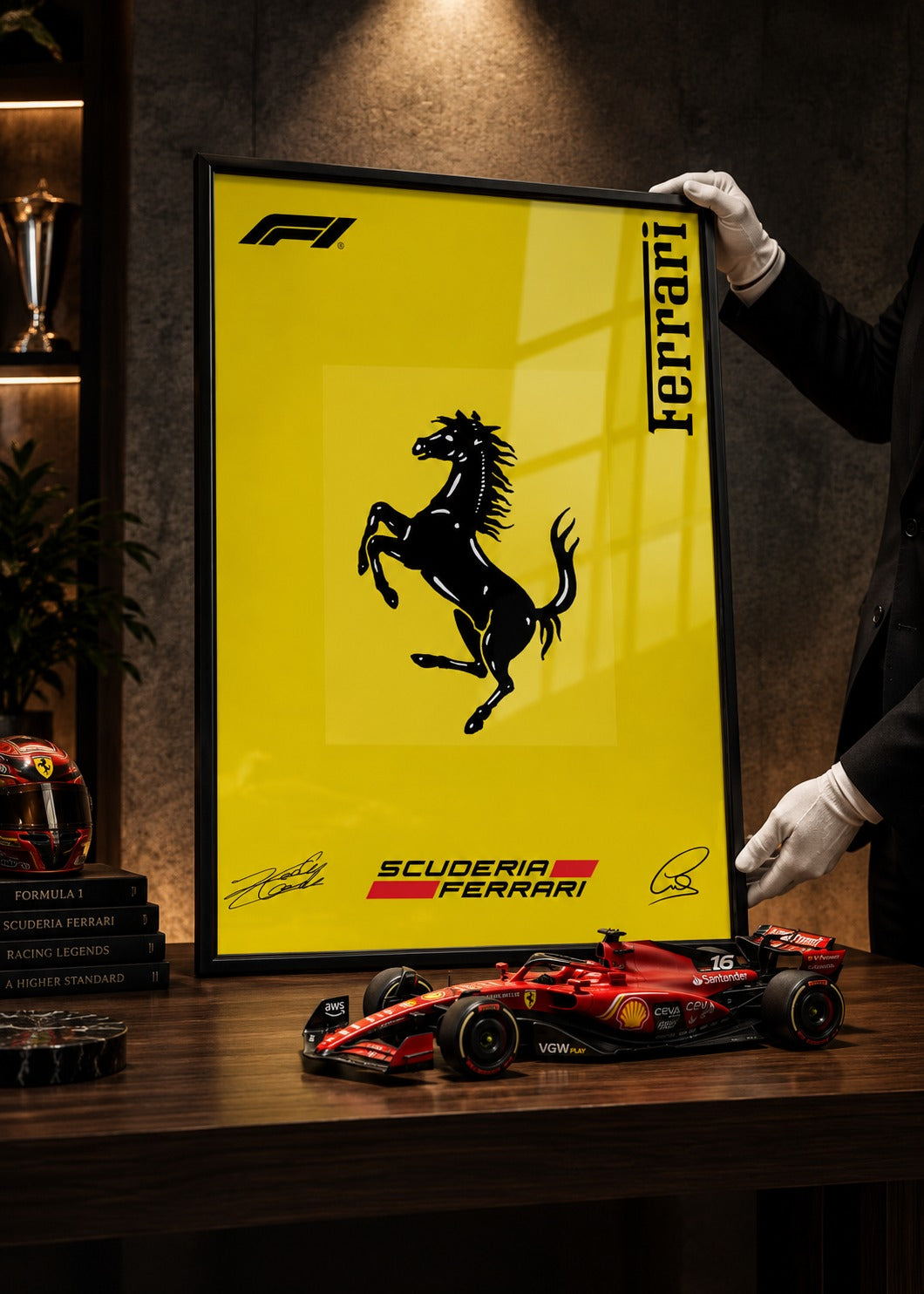 ferrari yellow
