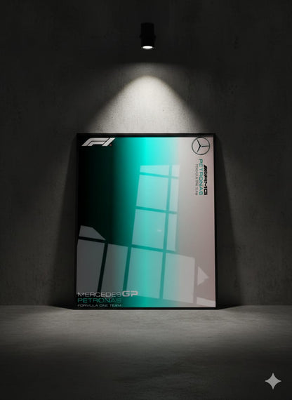 Mercedes lego poster