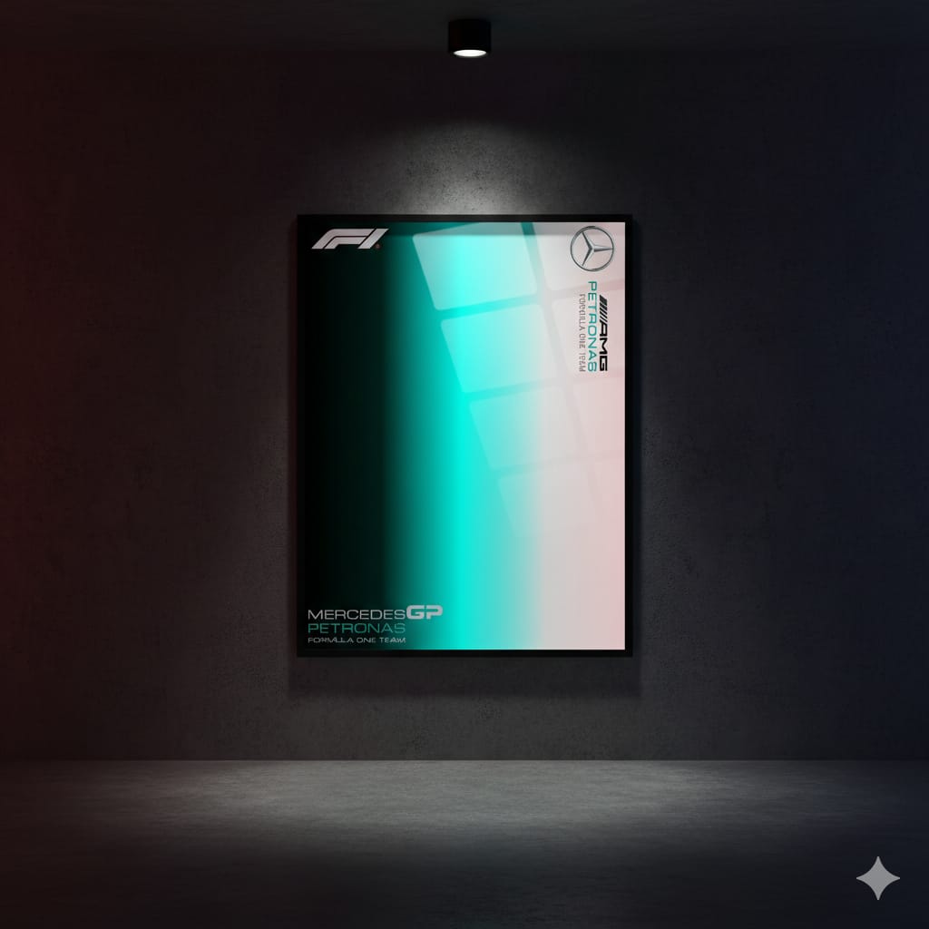 Mercedes lego poster