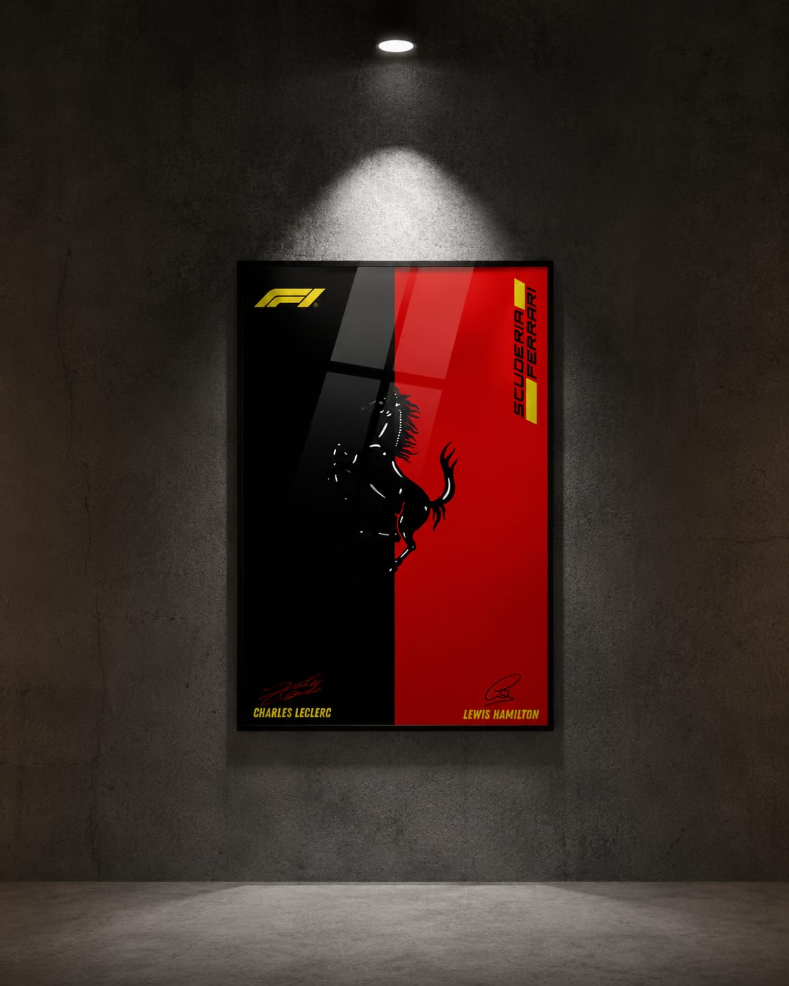 Black And Red Ferrari