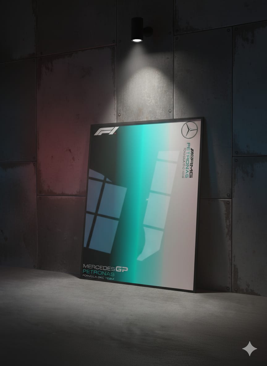 Mercedes lego poster