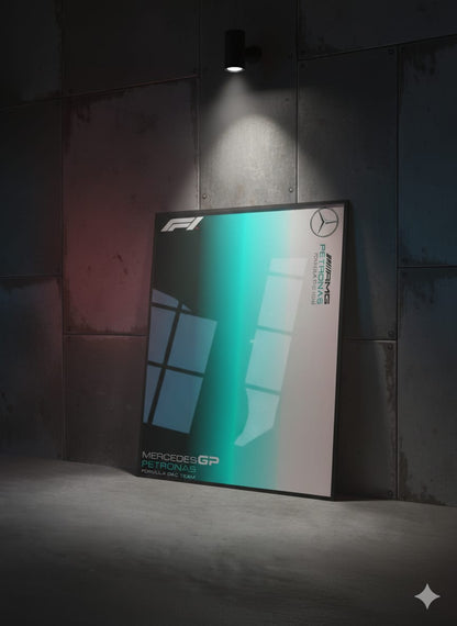 Mercedes lego poster